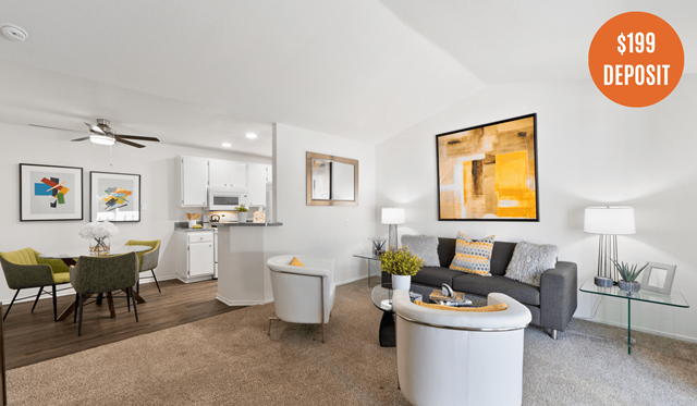 1-bedroom apartment at The Cape Apartments in Costa Mesa, CA